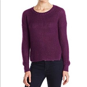 NWT, Sam Edelman Plum High Low Sweater!